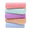 Coral Velvet Square Towel Absorb Water and Rapid Drying Edge Cut Towel Cleaning Rag Thickened Plush and Unwollen Baby Face Wash Towel