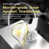 QKZ AERS Wired Earphones HIFI Heavy Bass In Ear Monitor 3.5mm AUX In-Ear Headphones With Mic Noise Cancell Sport Game Music