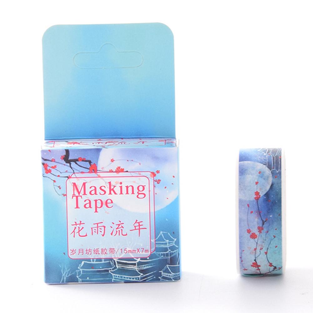 Tearable Washi Tape DIY Scrapbooking Masking Tape Sticker School Office Supply