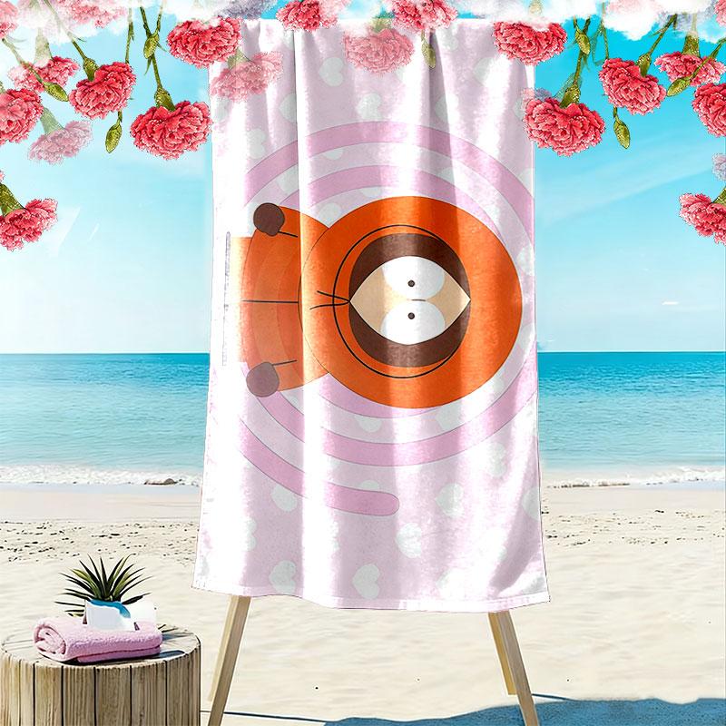 Kenny Print Beach Towel, Large Soft Quick Dry Towel for Beach Camping Swimming