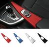 Bil iDrive Multimedia Panel Cover Center Växellåda Multi-Media Knapp Cover Trim För BMW 3 4 Serie 3GT F34 F36 F30