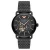 AVIATOR Wrist Watch Automatic Mechanical Movement Stainless Steel Watchband Skeleton Dial Men's Watches AR60025
