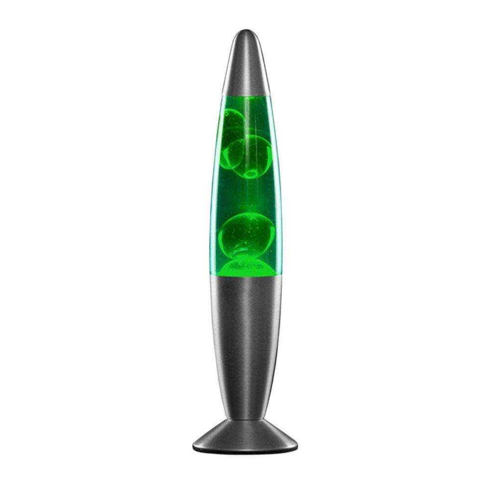 DEKORACYJNA LAMPA MAGMA Z LAWĄ 25W NOCNA ZIELEŃ