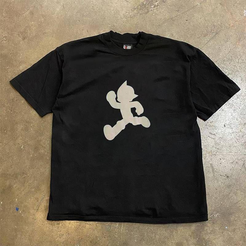 

Make Money for Charity Hong Kong Style Men and Women Couple Niche Design Fashion Versatile Top Ins Fashion Black 2XL 240g Heavy weight pure cotton