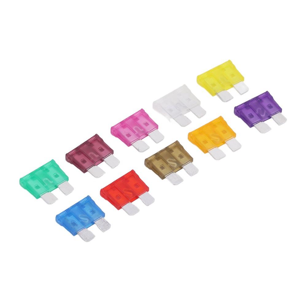 80PCS Colorful Fuseing Assortment Kit Medium Size Replacement Fuseing Automotive Fuseing  Motorcycle