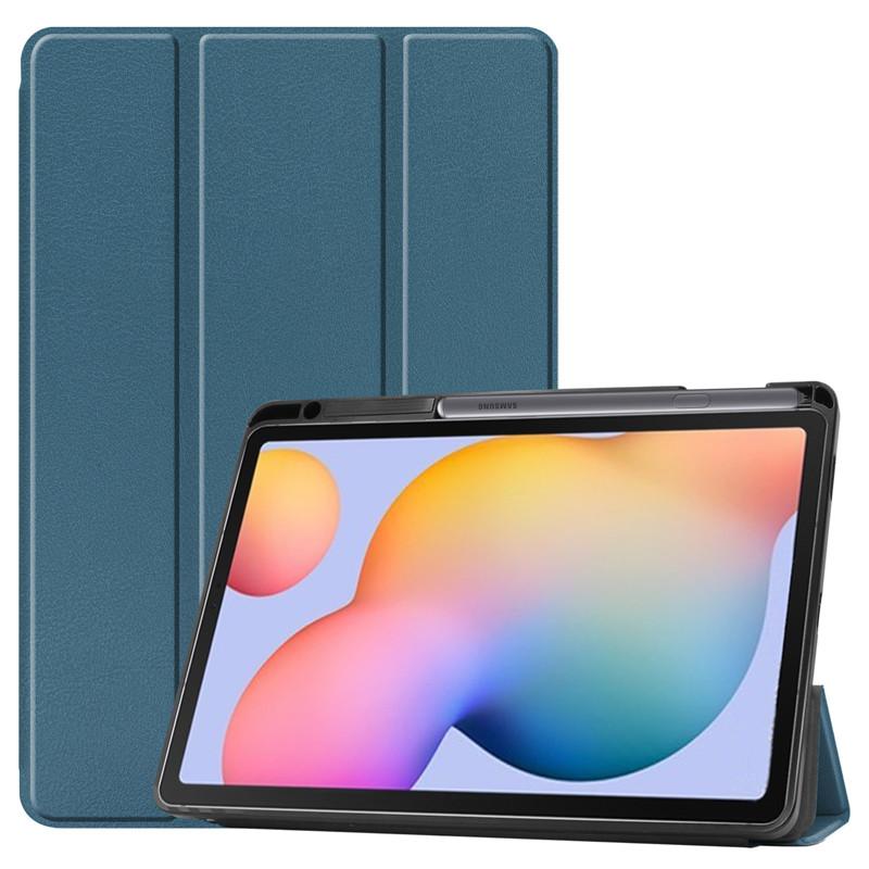 Tablet Case For Samsung Tab S6 Lite Cover With Pencil Holder 10.4 Inch 2022 SM-P610 PU Leather Cover For Samsung Galaxy S6 Lite Case Tablet