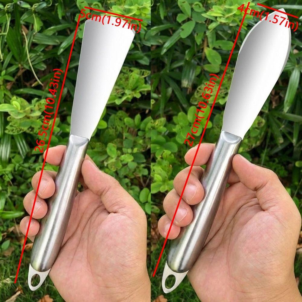 Rustproof Stainless Steel Shovel Thickened Hand Trowel Portable Garden Shovel  Household