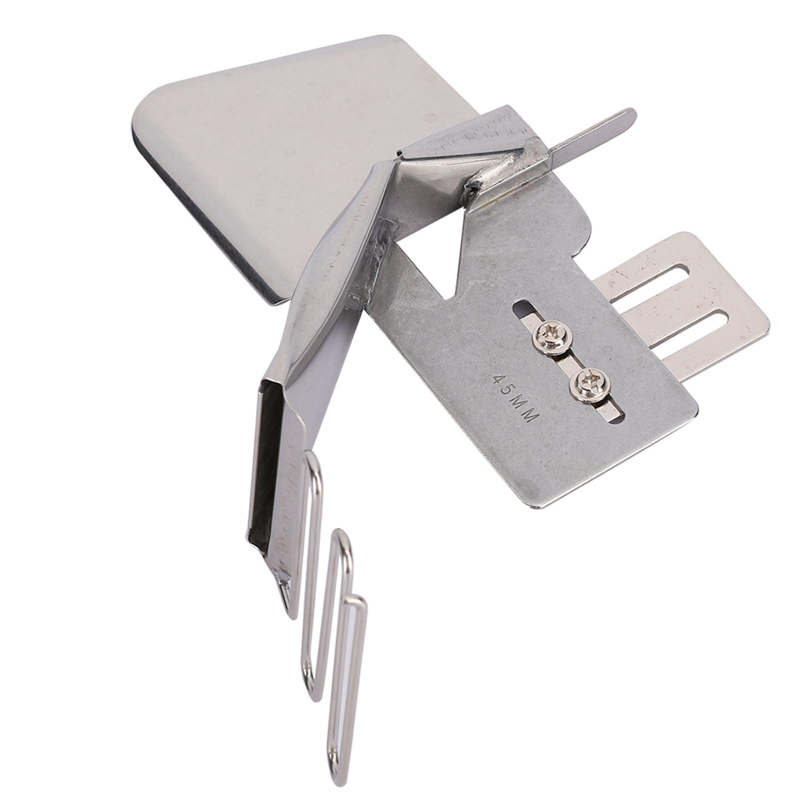 Accessori per macchine da cucire con rilegatura a nastro in acciaio inossidabile, 4 pieghe, resistenti alla corrosione e durevoli(45 millimetri )