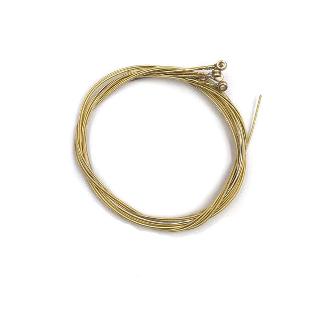 Miwayer Set of 6 Acoustic Guitar Strings, E-A Rainbow Colors, for Folk Acoustic Guitar, Classical Guitar