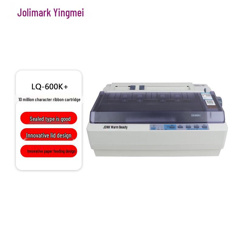 

Jolimark LQ-600K+ 24-Pin Dot Matrix Printer CN plug (adapter included)