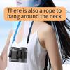 20000mAh Outdoor Portable Waist Fan Hanging Neck Fan Strong Wind with Power Bank LED Lighting for Sports Courier Outdoor Working