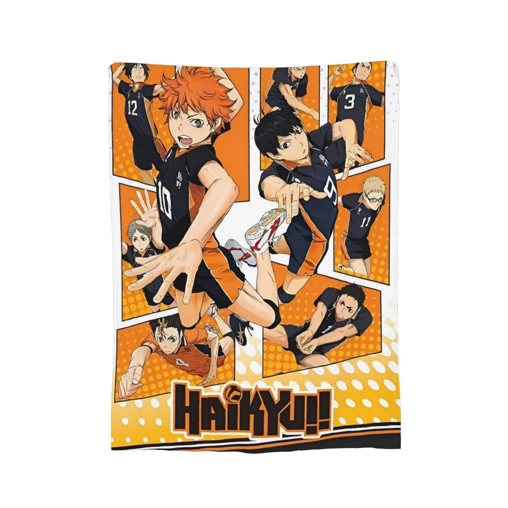 Anime Haikyuu Plush Blankets Miya Atsumu Manga Novelty Throw Blankets for  Sofa Bedding Lounge 150*125cm Quilt,