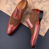 Fashion Dress Men Shoes Fashion  Luxury Wedding  Party  Business Office Leather Shoe Handmade High Quality Dress Man Shoes Rubber Bottom