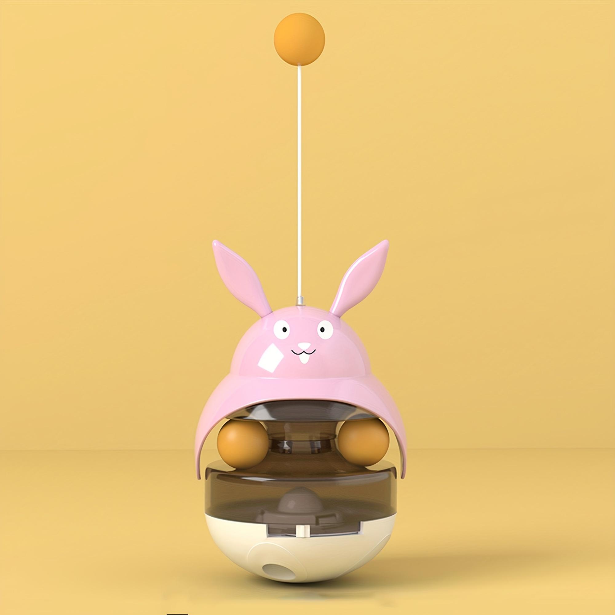 

Улучшите когнитивные способности вашей кошки с помощью нашей интерактивной головоломки-кормушки и игрушки-неваляшки Pink-rabbit