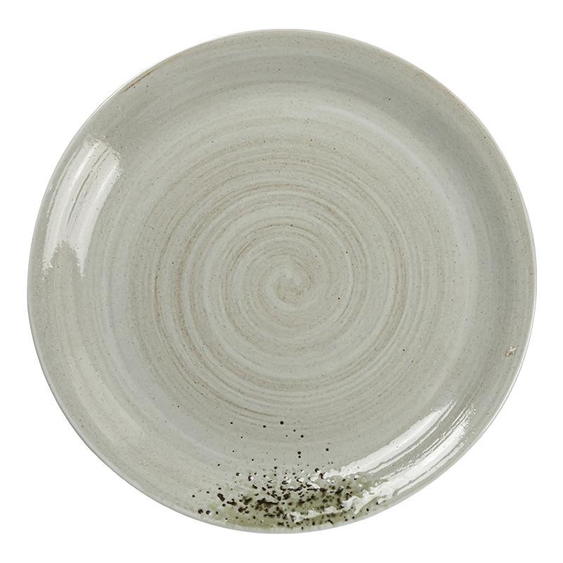 Surprise Shunfeng Plate Japanese Ceramic Plate Household Plate Round Large Plate Tableware High Value Western Plate