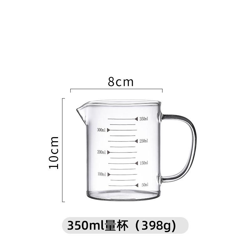 High Temperature Resistant Measuring Cup, Kitchen With Handle, Graduated Cup, Borosilicate Glass, Simple Electric Ceramic Furnace Heating Glass