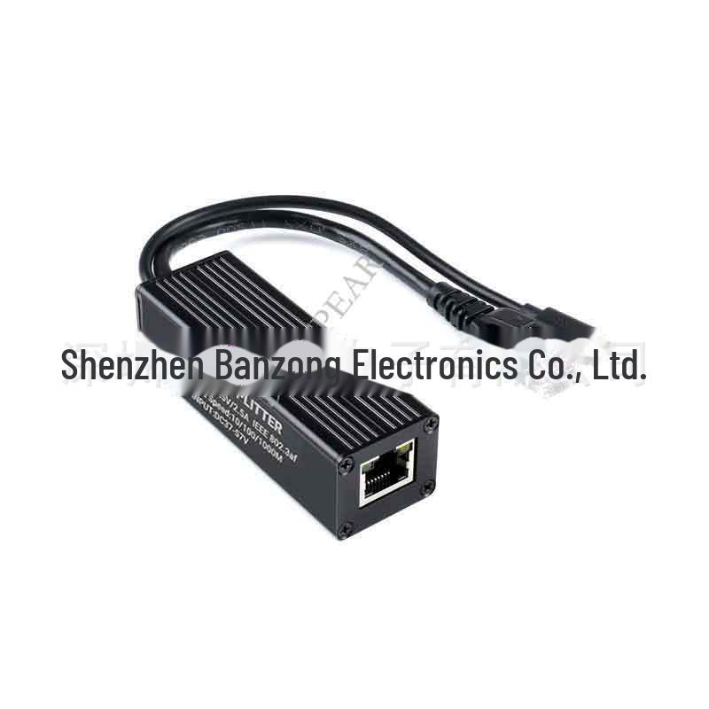 

Industrial-Grade Gigabit Ethernet PoE Splitter with Metal Housing, 5V 2.5A USB Type-C Power Supply Type-C
