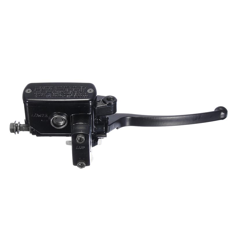 1Pair 1" 25mm Universal Motorcycle Front Brake Clutch Lever Master Cylinder Hydraulic Pump For Honda/Yamaha/Suzuki