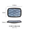 Ceramic Stripe Sushi Dishes Hotel Restaurant Tableware 9 Inch Rectangular Sashimi Dessert