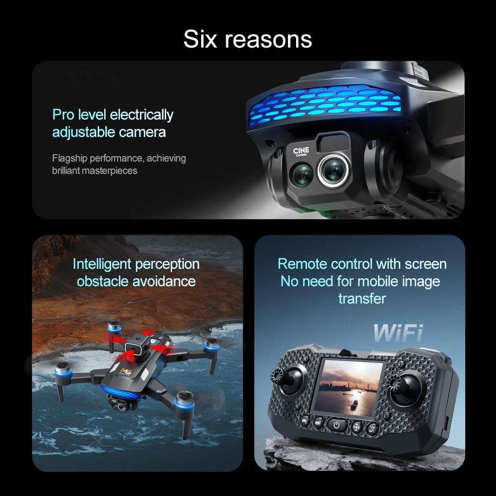 S160 Dual Camera Drone with Obstacle Avoidance and Screen