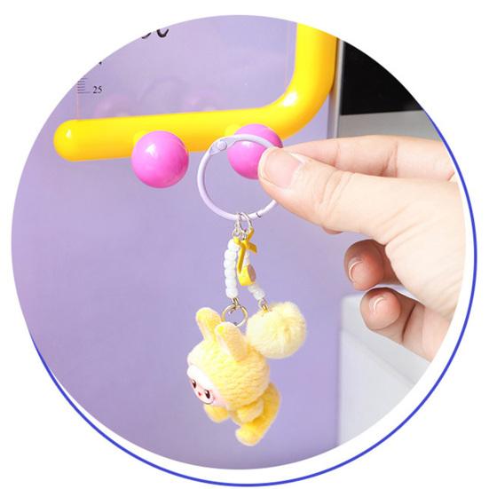 Monitor Memo Board Acrylic Message Panel Transparent Side Mount for Computer Monitor Multi-Functional Clip Phone Stand And Ruler Office Desk Organizer