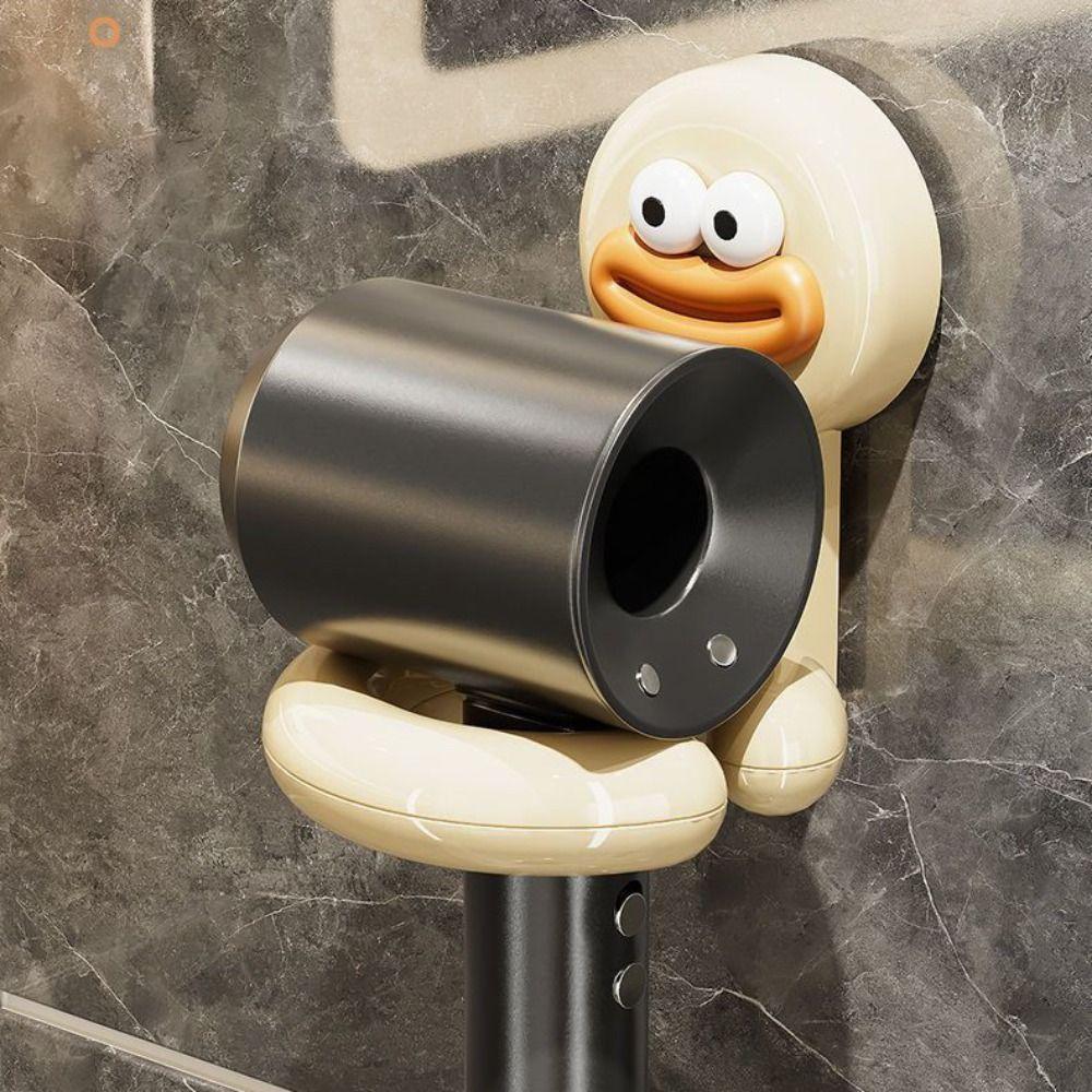 Punch-Free Hair Dryer Racks Plastic Blow Dryer Holder Multifunctional Hair Dryer Holder  Home