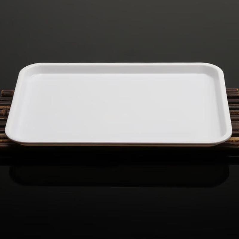 White Melamine Serving Tray
