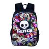 Cartoon Backpack Murder Drones School Bag 40cm/15.7inch Backpack Lightening Zipper Backpack Book Bags for Boys Girls Best Gift