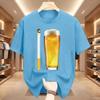 Funny Meme Tshirt Cigarette and Beer Humor Joke Print T Shirt Unisex Fashion Casual Short Sleeve Streetwear WoUnisex Clothes Tops
