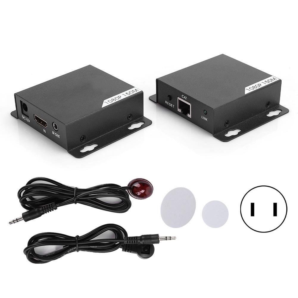 

Одиночный сетевой удлинитель кабеля HDMI Visual Lossless 150 метров US Plug чёрный