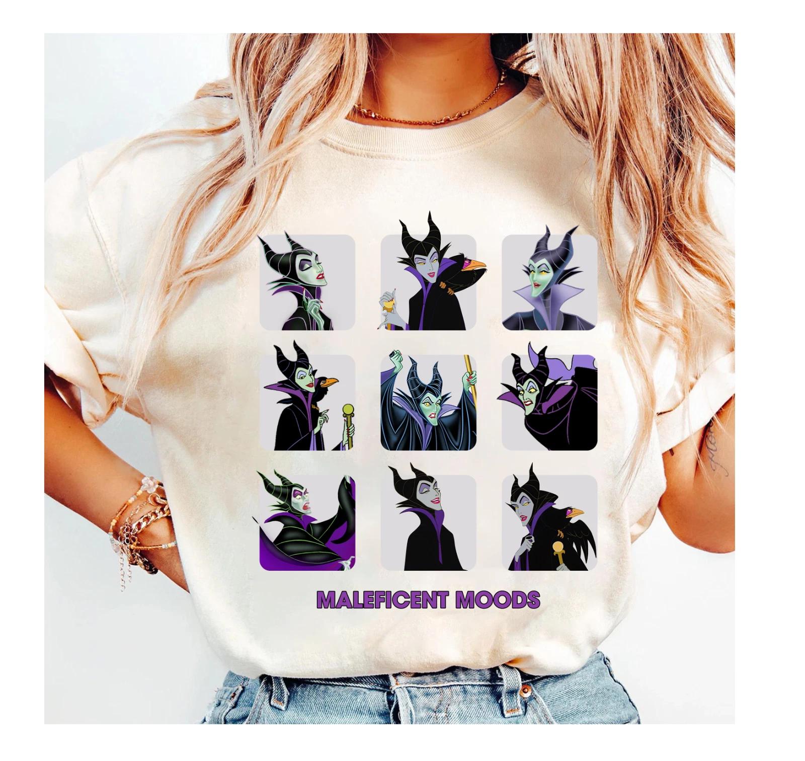 Maleficent Moods Funny Villains Unisex 100% Cotton T-shirt Mens Tees Top Adul100% Cotton T-shirt Mens Tees Top 100% Cotton T-shirt Mens Tees Top 10013 L