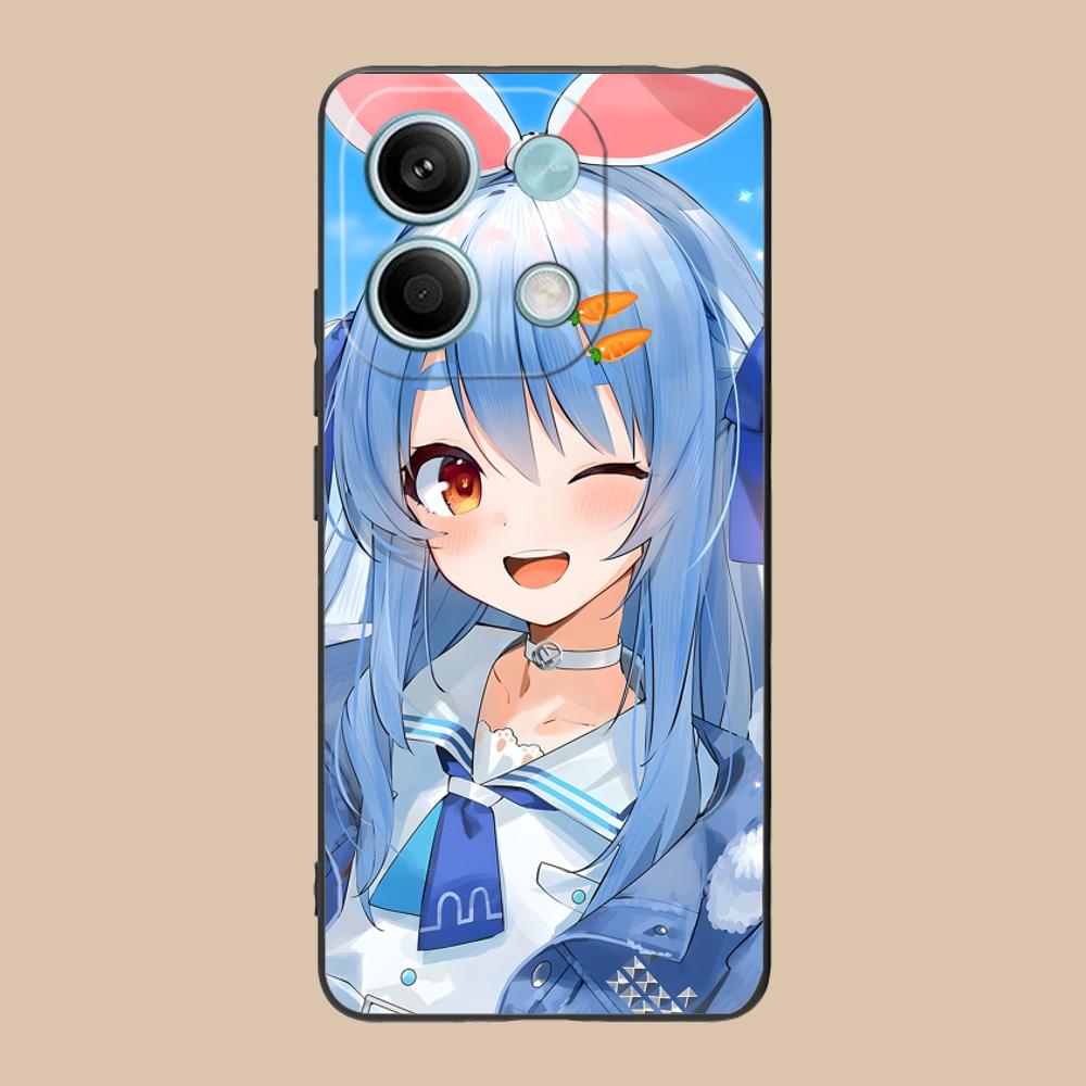Holo Usada Pekora Matte TPU Mobile Phone Case for POCO M7 M6 M5 M4 M3 X7 X6 X5 X4 X3 Pro GT 5G Colorful Printing Cover