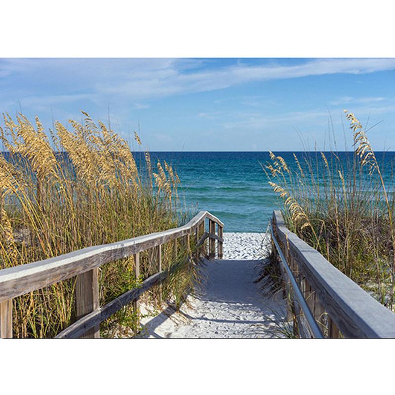 

Океанский пляж, морская дорога, морской пейзаж, современные пейзажные постеры и принты, печать на холсте, настенные картины для гостиной, 20*40cm No Frame