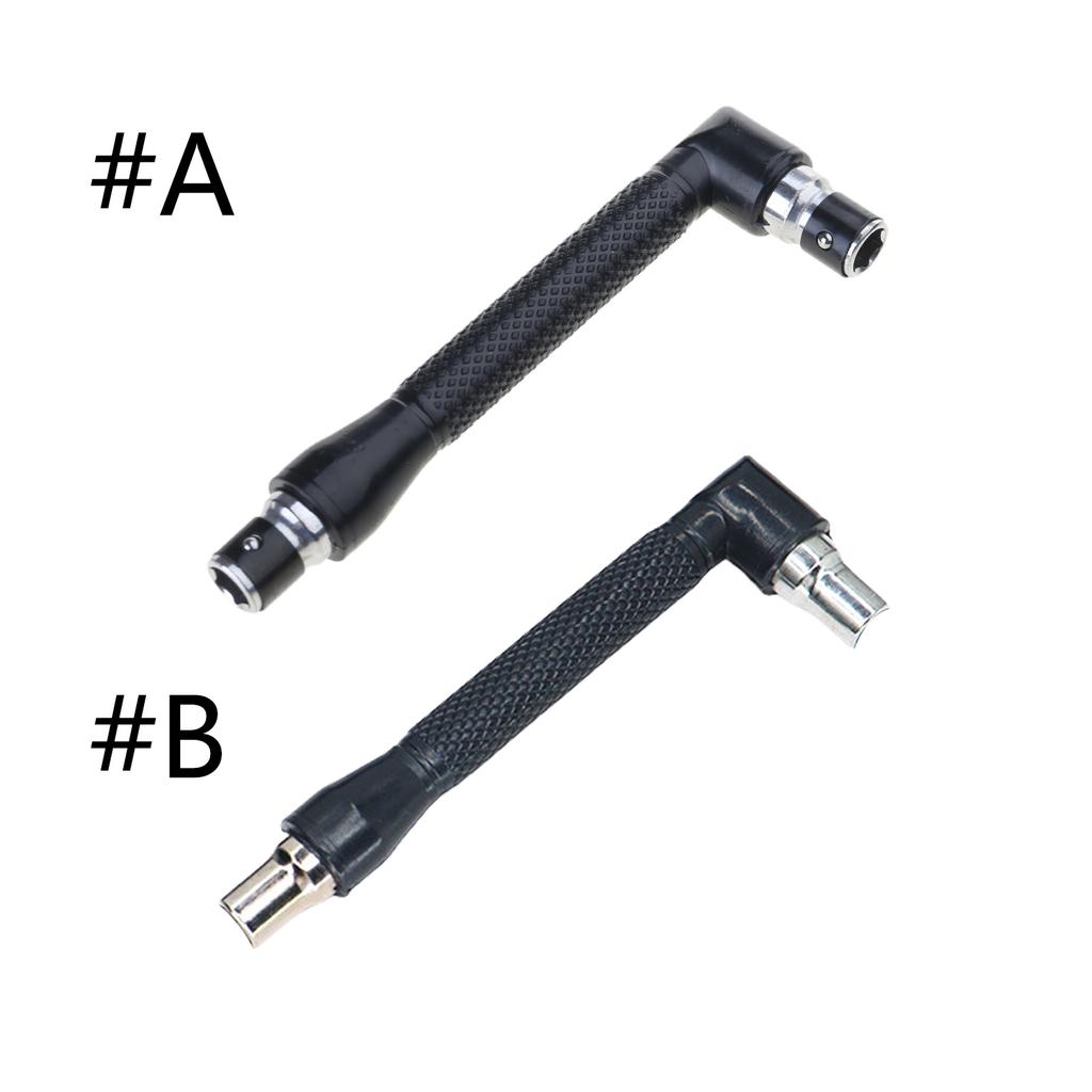 Double Head L Shaped Mini Socket Wrench 1/4inch 6.35mm Screwdriver Bits Key Utility Tool Screwdriver Bit Drill Tool
