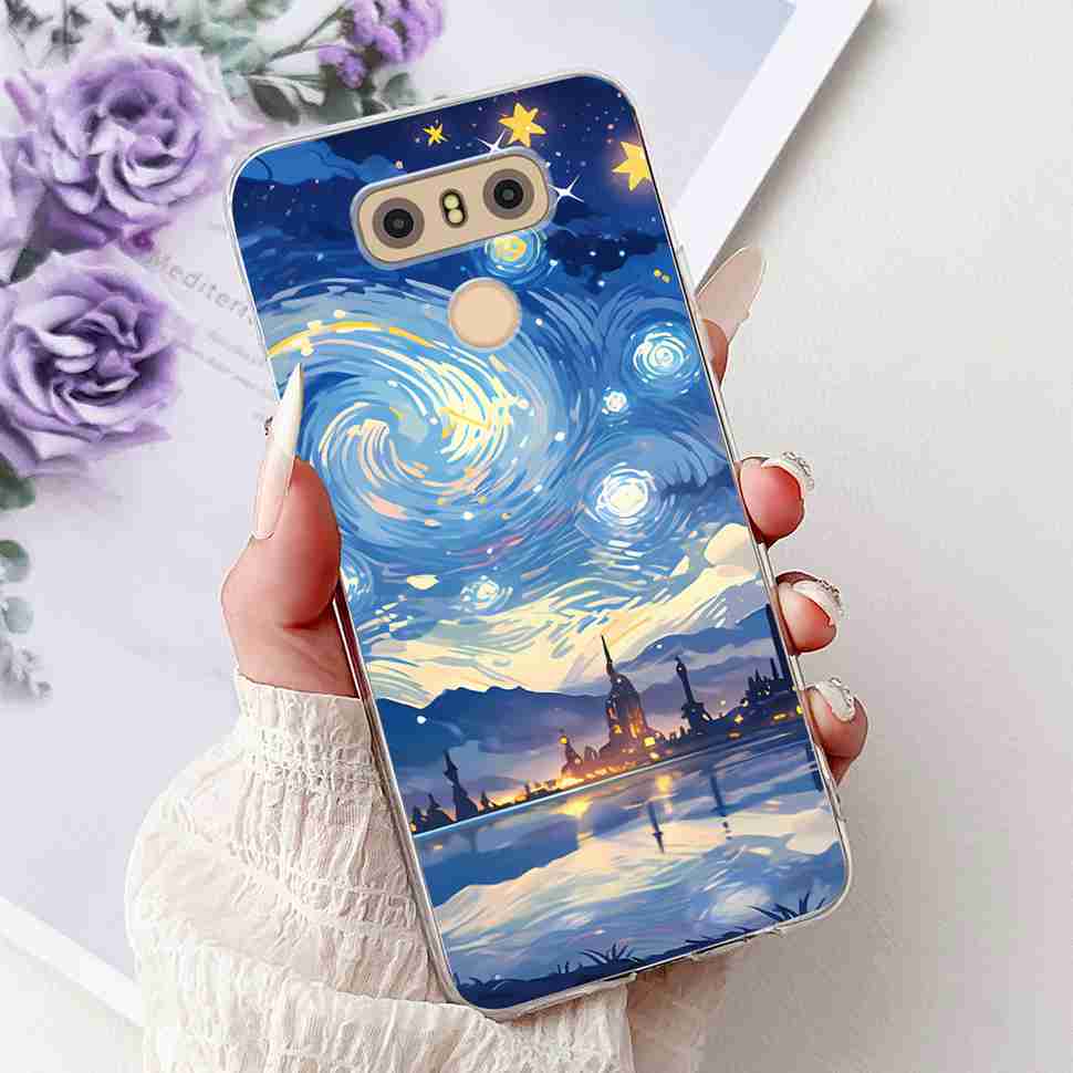 Para LG G6+ 5.7" Funda Diseño de Moda Patrones Silicona Suave TPU Cubierta Para LG G6+Plus LG G6 H870 H873 Fundas de Teléfono Resistentes a Golpes