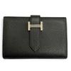 Great Bifold Wallet Bearn Mini Compact Wallet Coincompartment Black Epsom Used