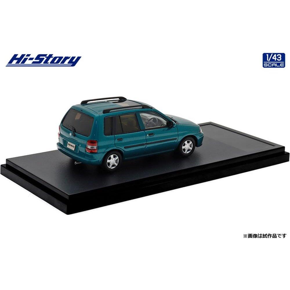 Hi-Story INTERALLIED 1/43 MAZDA DEMIO GL 1996 Sparkle Green Metallic Resin Model Car HS497GR Miniature Collectible