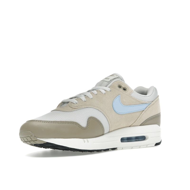 Nike Air Max 1 Essential Light Bone Psychic Blue Unisex Sneakers Cream Sanddrift Khaki FZ5808-009