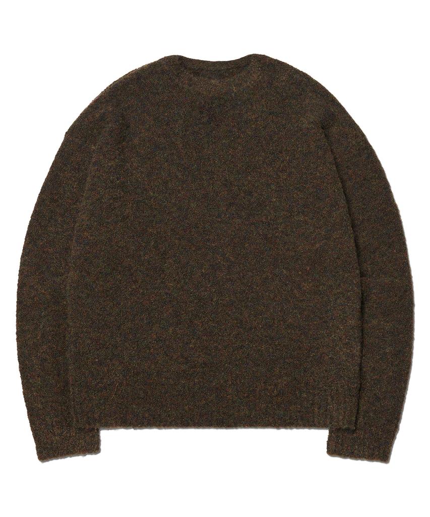 Nomaenyueol Reversible Wool Hairy Knit - Moss