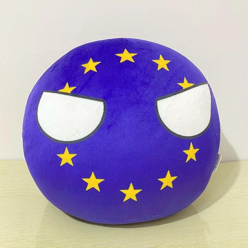 Polandball National Ball Peripheral China Soviet Union Dumpling Pillow Anime Peripheral Figurine Doll Secondary Element Cute