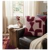 Tufte Cotton Cushion 50 X 50 Cm Poppy Colors Purple