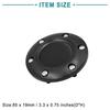 ACROPIX Lenkrad Hupenknopf Abdeckung 85mm Durchmesser 6 Volt Schwarz 1 Stück