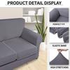 Stretch Sofa Slipcovers Sofa Seat Cushion Covers for Washable Furniture Protector Sofa Cover for Living Room with Elastic Bottom