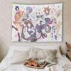 Anime Niedlich My DDressUp Wandteppich Hippie Blumenkunst Wandbehang für Wohnheim Schlafzimmer Dekor Wandteppich Wohnzimmer Wandteppich