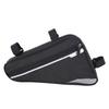 Bike Triangle Frame Bag 1.2L Polyester Fiber Waterproof Bike Under Top Tube Corner Pouch for