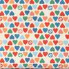 Gucci Love print canvas patchwork tote bag children's white/red/multi-color