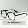 ZENOTTIC (L Size) Fashion Square Prescription Glasses Woman Optical Eyeglasses for Handmade Acetate Anti Blue Light Photochromic