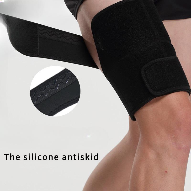 Thigh Muscle Strain Inner Strap Sheath Protective Belt Sports Basketball Knee Pads Knee Pads Men's Protective Gear Warm Cover