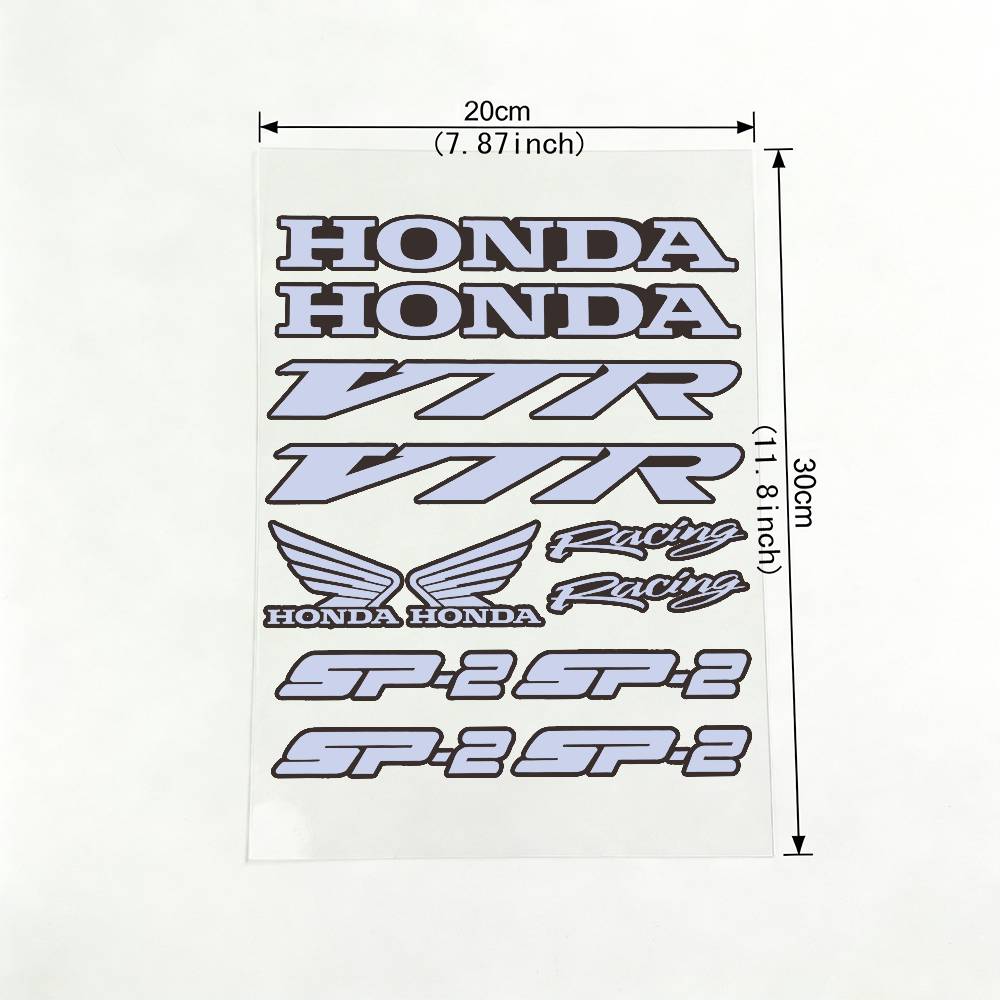 For HONDA VPR SP2 18 Colors Reflective Motorcycle Stickers Waterproof Vinyl Decals For Motorbike Helmet Fuel Tank Bike TP6