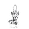 Original 925 Sterling copper Charms Love Pets Dog Cat Paw Print Pendant Beads Fit Brand Bracelets Necklaces Women DIY Zircon